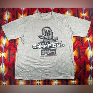 Vintage 2000 New York Yankees World Series Champions Subway T Shirt Men’s XL Y2K